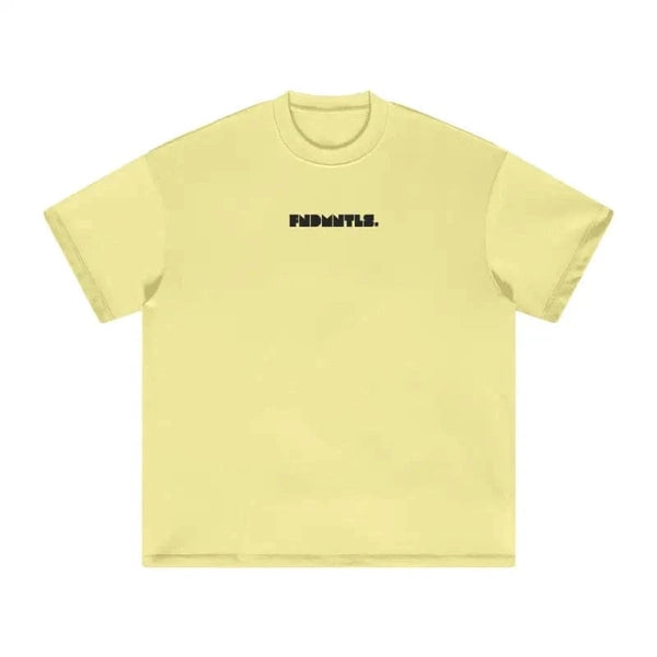 Black Logo Essentials Heavyweight Tee cotton tee product image | FNDMNTLS