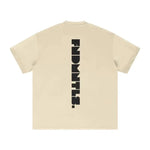 Black Logo Essentials Heavyweight Tee heavyweight cotton product view | FNDMNTLS
