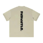 Black Logo Essentials Heavyweight Tee heavyweight cotton streetwear image | FNDMNTLS
