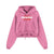 Blood Scarred Snow Washed Cropped Hoodie by Shop FNDMNTLS - hoodies, Casual Wear, Cropped Hoodie