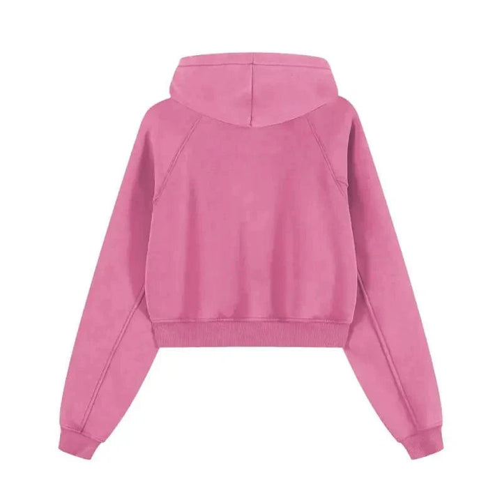 Blood Scarred Snow Washed Cropped Hoodie by Shop FNDMNTLS - hoodies, Casual Wear, Cropped Hoodie