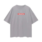 FNDMNTLS. Box Logo Graphic T-shirt by Shop FNDMNTLS - Tshirts, 100% Cotton, Box Logo