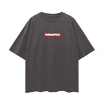 FNDMNTLS. Box Logo Graphic T-shirt by Shop FNDMNTLS - Tshirts, 100% Cotton, Box Logo