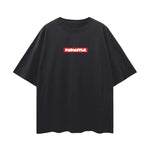 FNDMNTLS. Box Logo Graphic T-shirt by Shop FNDMNTLS - Tshirts, 100% Cotton, Box Logo