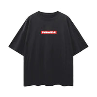 FNDMNTLS. Box Logo Graphic T-shirt by Shop FNDMNTLS - Tshirts, 100% Cotton, Box Logo