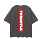FNDMNTLS. Box Logo Graphic T-shirt by Shop FNDMNTLS - Tshirts, 100% Cotton, Box Logo