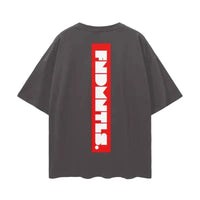 FNDMNTLS. Box Logo Graphic T-shirt by Shop FNDMNTLS - Tshirts, 100% Cotton, Box Logo