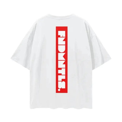 FNDMNTLS. Box Logo Graphic T-shirt by Shop FNDMNTLS - Tshirts, 100% Cotton, Box Logo
