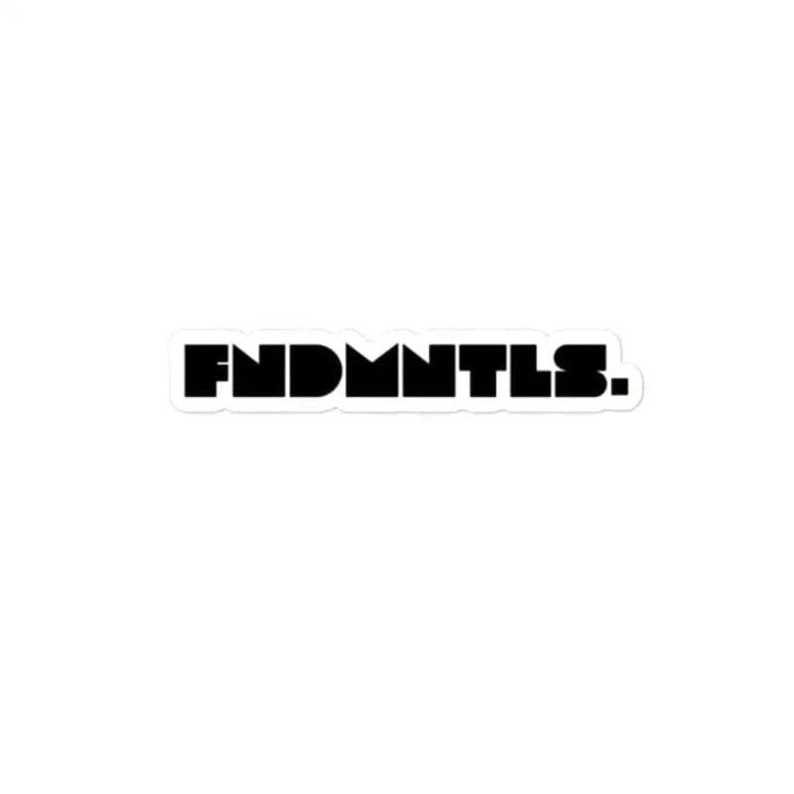 FNDMNTLS Bubble-Free Stickers: No More Bubbles!Heretic-s Streetwear Bubble-Free Stickersstickers