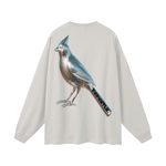 Chrome Cardinals Long Sleeve Graphic TShirt by Shop FNDMNTLS - Tshirts, 100% Cotton Shirt, Casual Wear