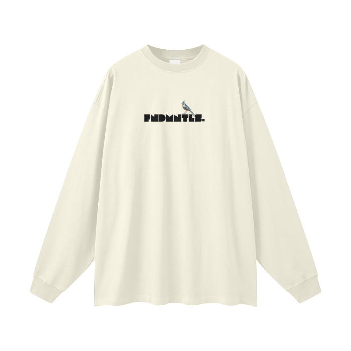 Chrome Cardinals Long Sleeve Graphic TShirt by Shop FNDMNTLS - Tshirts, 100% Cotton Shirt, Casual Wear