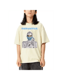 FNDMNTLS. Cyborg Kids Graphic Tshirt by Shop FNDMNTLS - Tshirts, casual wear, Cyborg FNDMNTLS