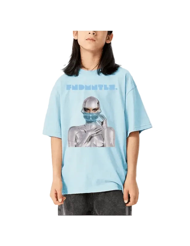 FNDMNTLS. Cyborg Kids Graphic Tshirt by Shop FNDMNTLS - Tshirts, casual wear, Cyborg FNDMNTLS