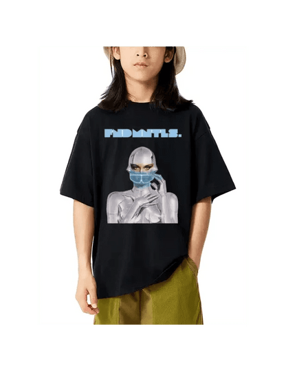 FNDMNTLS. Cyborg Kids Graphic Tshirt by Shop FNDMNTLS - Tshirts, casual wear, Cyborg FNDMNTLS
