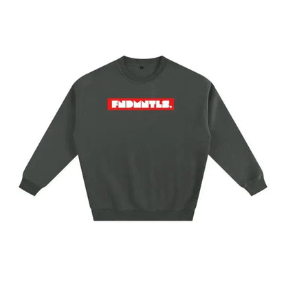 Fleeced Cotton Blend Graphic Sweatshirt by Shop FNDMNTLS - Tshirts, Autumn Winter Fashion, Casual Wear