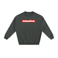 Fleeced Cotton Blend Graphic Sweatshirt by Shop FNDMNTLS - Tshirts, Autumn Winter Fashion, Casual Wear