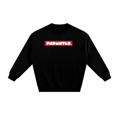 Fleeced Cotton Blend Graphic Sweatshirt by Shop FNDMNTLS - Tshirts, Autumn Winter Fashion, Casual Wear
