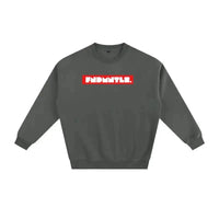 Fleeced Cotton Blend Graphic Sweatshirt by Shop FNDMNTLS - Tshirts, Autumn Winter Fashion, Casual Wear