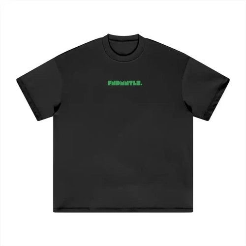 Green Logo Heavyweight Earth Tone Graphic T-Shirt by Shop FNDMNTLS - Tshirts, 100% Cotton, 100% Cotton Shirt
