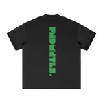 Green Logo Heavyweight Earth Tone Graphic T-Shirt by Shop FNDMNTLS - Tshirts, 100% Cotton, 100% Cotton Shirt