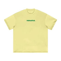 Green Logo Heavyweight Earth Tone Graphic T-Shirt by Shop FNDMNTLS - Tshirts, 100% Cotton, 100% Cotton Shirt