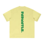 Green Logo Heavyweight Earth Tone Graphic T-Shirt by Shop FNDMNTLS - Tshirts, 100% Cotton, 100% Cotton Shirt