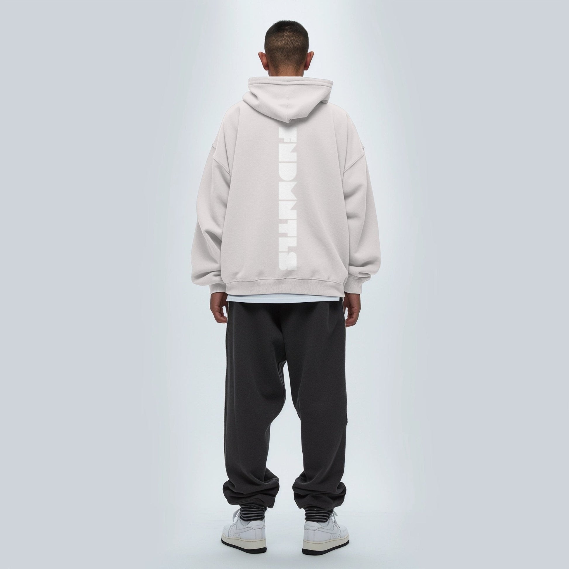 High Neck Insulated Fleece Hoodie by Shop FNDMNTLS - hoodies, Casual Cotton Hoodie, Comfortable Fit