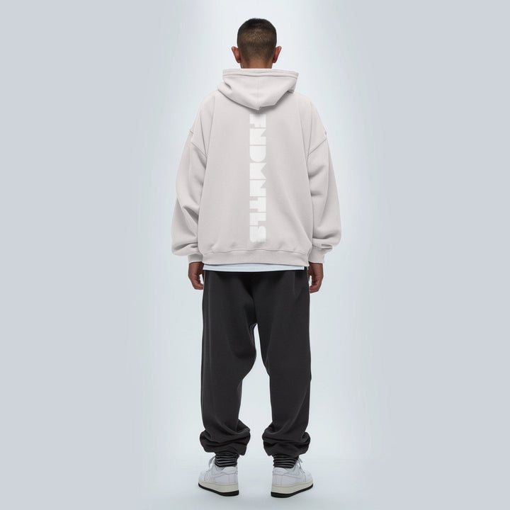 High Neck Insulated Fleece Hoodie by Shop FNDMNTLS - hoodies, Casual Cotton Hoodie, Comfortable Fit