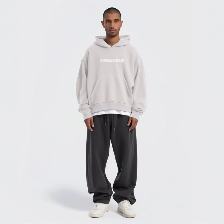 High Neck Insulated Fleece Hoodie by Shop FNDMNTLS - hoodies, Casual Cotton Hoodie, Comfortable Fit