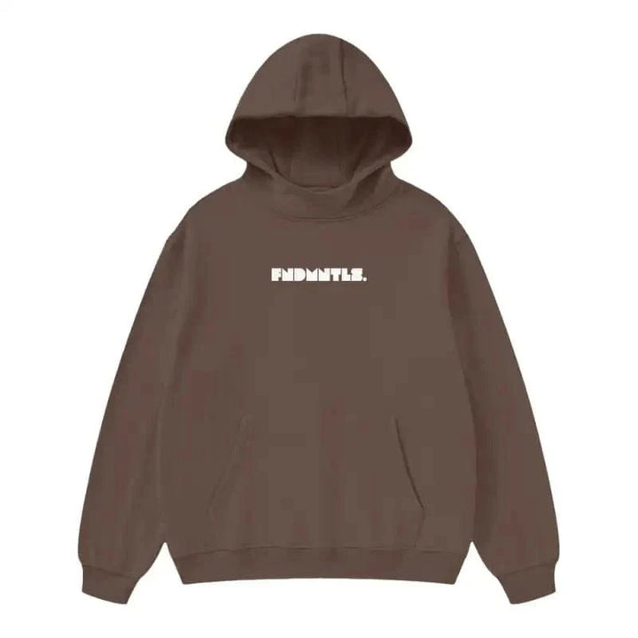 FNDMNTLS. High Neck Insulated Fleece Hoodie - Heretic-s Streetwear - Comfortable Fit - Daily Casual Wear