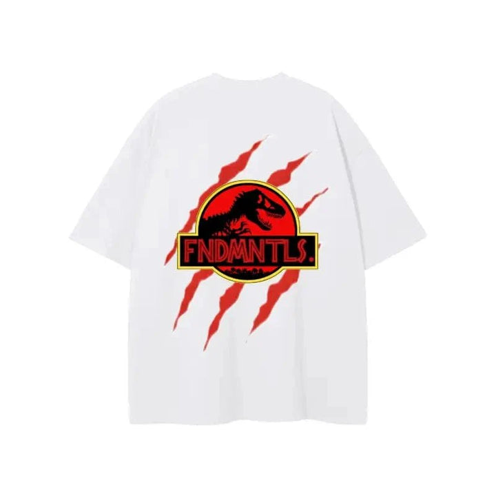 Jurassic Park Footprint Graphic Tshirt by Shop FNDMNTLS - Tshirts, casual tee, cotton t shirt
