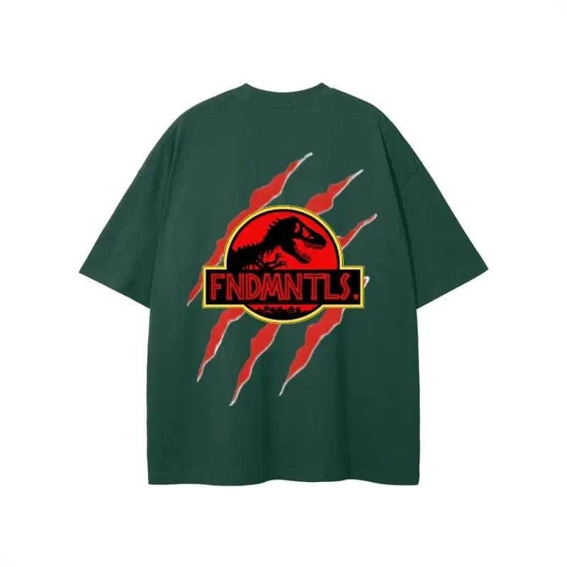 Jurassic Park Footprint Graphic Tshirt by Shop FNDMNTLS - Tshirts, casual tee, cotton t shirt