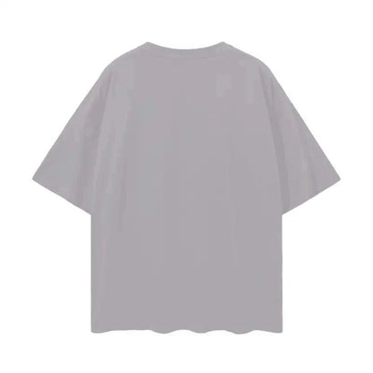 Oversize Deep Drop Blank Tee by Shop FNDMNTLS - Tshirts, Casual Wear, Cotton T-shirt