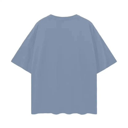 Oversize Deep Drop Blank Tee by Shop FNDMNTLS - Tshirts, Casual Wear, Cotton T-shirt