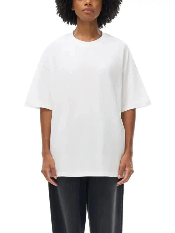 Oversize Deep Drop Blank Tee by Shop FNDMNTLS - Tshirts, Casual Wear, Cotton T-shirt