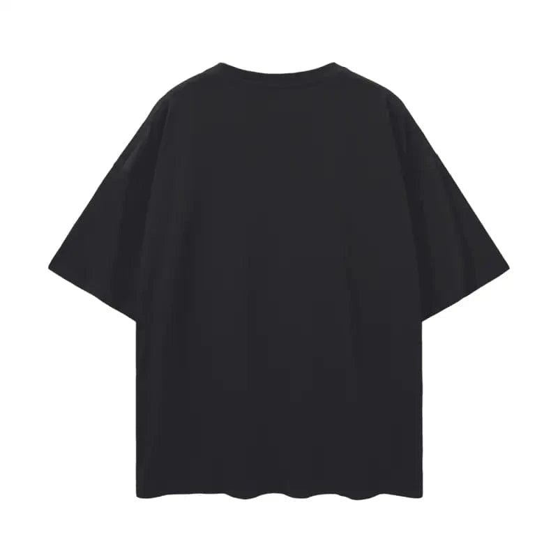 Oversize Deep Drop Blank Tee by Shop FNDMNTLS - Tshirts, Casual Wear, Cotton T-shirt