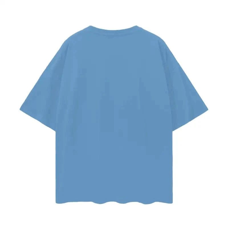 Oversize Deep Drop Blank Tee by Shop FNDMNTLS - Tshirts, Casual Wear, Cotton T-shirt