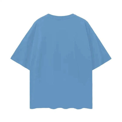 Oversize Deep Drop Blank Tee by Shop FNDMNTLS - Tshirts, Casual Wear, Cotton T-shirt