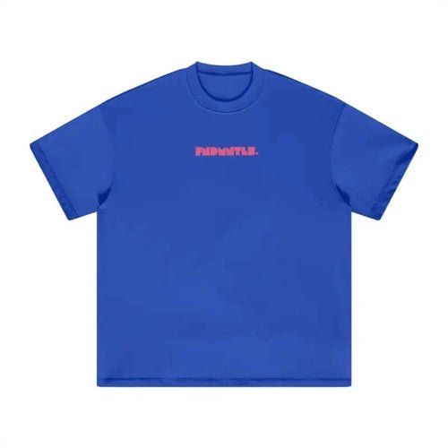 FNDMNTLS. Pink Logo Heavyweight Earth Tone Graphic T-Shirt by Shop FNDMNTLS - Tshirts, ,