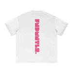 FNDMNTLS. Pink Logo Heavyweight Earth Tone Graphic T-Shirt by Shop FNDMNTLS - Tshirts, ,