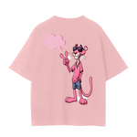 Pink Panther Unisex Seamless T-Shirt - 230 GSM by Shop FNDMNTLS - Tshirts, 100% Cotton, Casual Streetwear