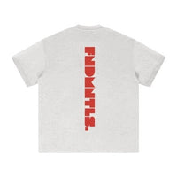 Red Logo Heavyweight Essential Tee everyday streetwear essential | FNDMNTLS