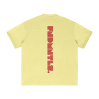 Red Logo Heavyweight Essential Tee 100% cotton streetwear product image | FNDMNTLS