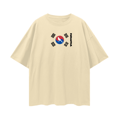 Seoul Oversize Graphic Tshirt by Shop FNDMNTLS - Tshirts, Casual Wear, Cotton