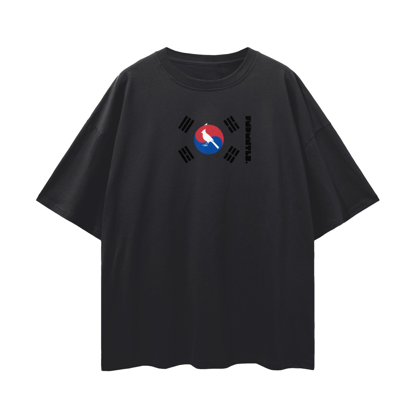 Seoul Oversize Graphic Tshirt by Shop FNDMNTLS - Tshirts, Casual Wear, Cotton
