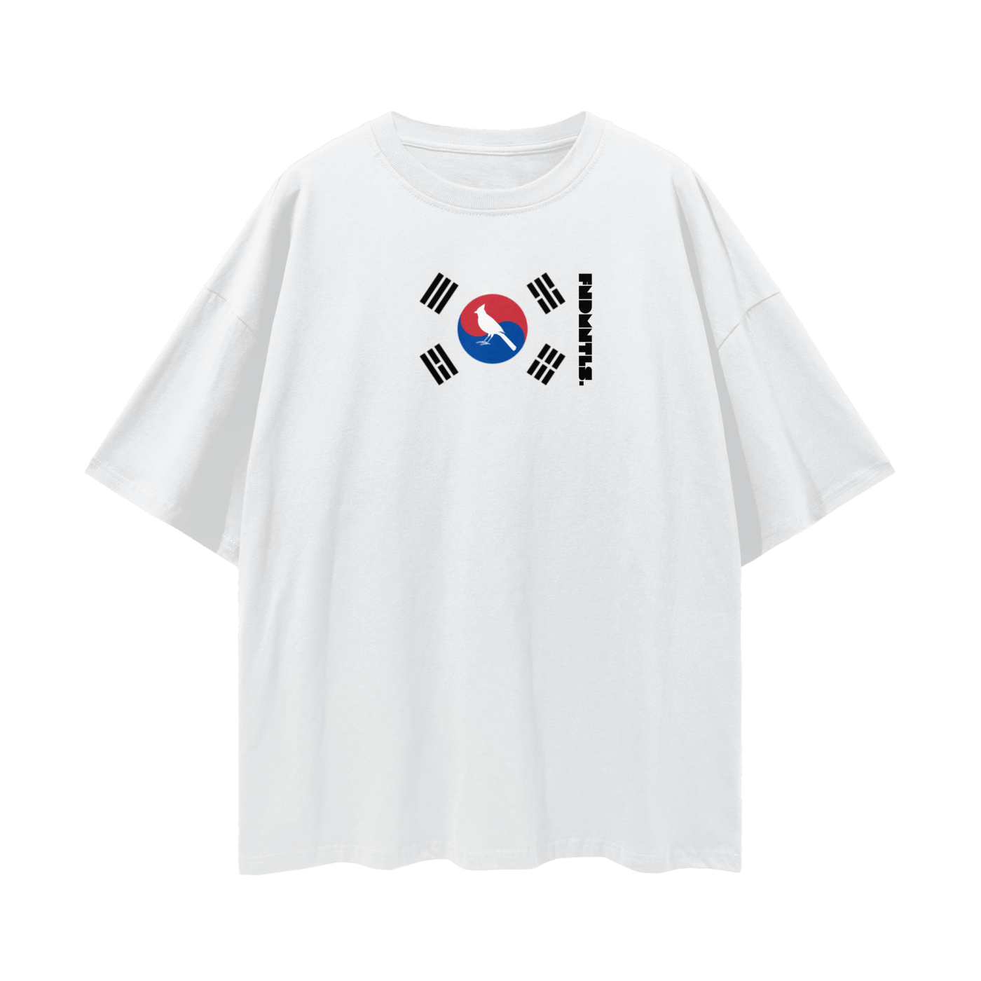 Seoul Oversize Graphic Tshirt by Shop FNDMNTLS - Tshirts, Casual Wear, Cotton