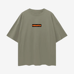 Shattered Back Board Oversize Deep Drop Shoulder Graphic Tshirt by Shop FNDMNTLS - Tshirts, Casual Streetwear, Cotton T-shirt