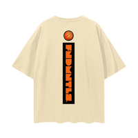 Shattered Back Board Oversize Deep Drop Shoulder Graphic Tshirt by Shop FNDMNTLS - Tshirts, Casual Streetwear, Cotton T-shirt