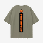 Shattered Back Board Oversize Deep Drop Shoulder Graphic Tshirt by Shop FNDMNTLS - Tshirts, Casual Streetwear, Cotton T-shirt