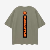 Shattered Back Board Oversize Deep Drop Shoulder Graphic Tshirt by Shop FNDMNTLS - Tshirts, Casual Streetwear, Cotton T-shirt